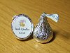 Personalized Bridal Shower or Wedding Reception Round Hershey Kiss Labels Style #1 (0.75") Personalized Bridal Shower or Wedding Reception Round Hershey Kiss Labels Style #1 (0.75")